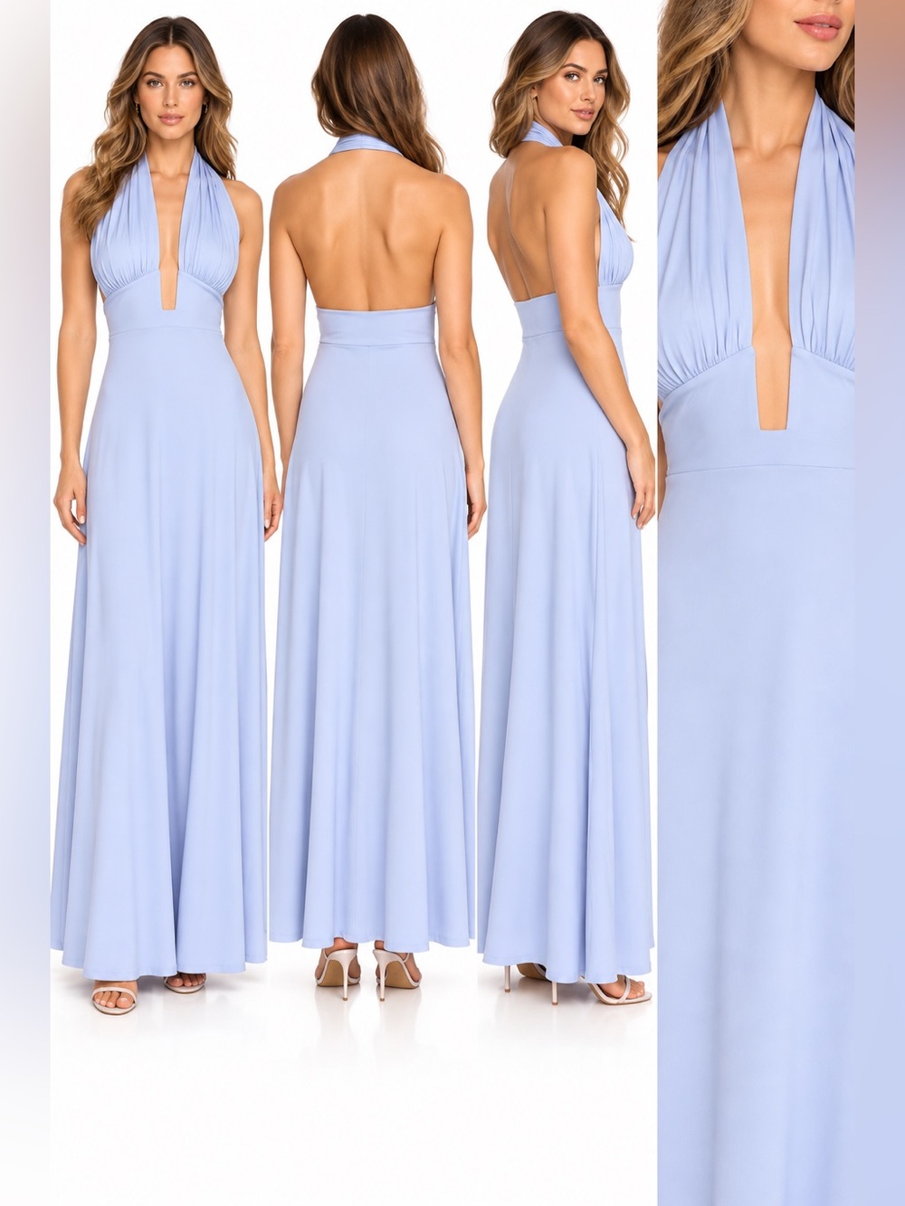 Susana Monaco halter square Wire dress